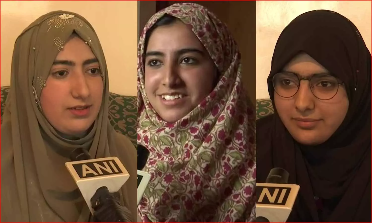 நீட் தேர்வில் தேர்ச்சியடைந்த ஜம்மு- காஷ்மீரை சேர்ந்த மூன்று சகோதரிகள் நீட் தேர்வில் தேர்ச்சியடைந்த ஜம்மு- காஷ்மீரை சேர்ந்த மூன்று சகோதரிகள்