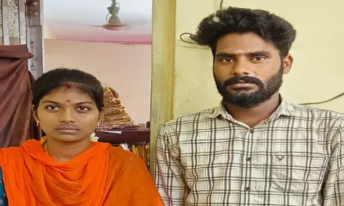 பண்ருட்டி   போலீஸ் நிலையத்தில் காதல் ஜோடி தஞ்சம்