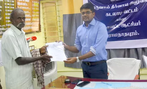 ஜமாபந்தியில் பயனாளிகளுக்கு நலத்திட்ட உதவிகள்-கலெக்டர் வழங்கினார்.