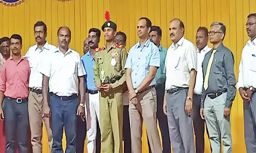 திருச்செந்தூர் ஆதித்தனார் கல்லூரி என்.சி.சி. மாணவர்கள் சாதனை