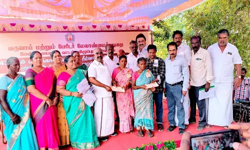 மேல்மலையனூரில் ஜமாபந்தி விழாவில்  310 பயனாளிகளுக்கு 83.58 லட்சம் மதிப்பில் நலத்திட்ட உதவிகள் : அமைச்சர் வழங்கினார்