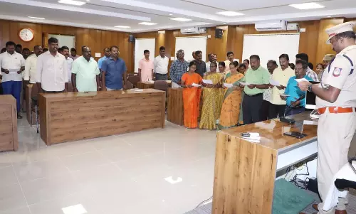 எஸ்.பி அலுவலகத்தில் முதியோர் கொடுஞ்செயல் எதிர்ப்பு உறுதிமொழி ஏற்பு