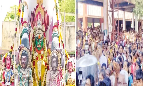 மடப்புரம் பத்திரகாளி அம்மன் கோவிலில் சிறப்பு பூஜை: திரளான பக்தர்கள் சாமி தரிசனம்