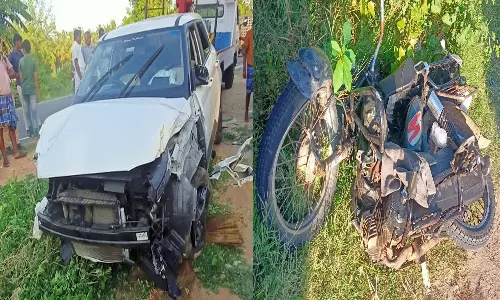 கார் மோதிய விபத்தில் விவசாயி பலி