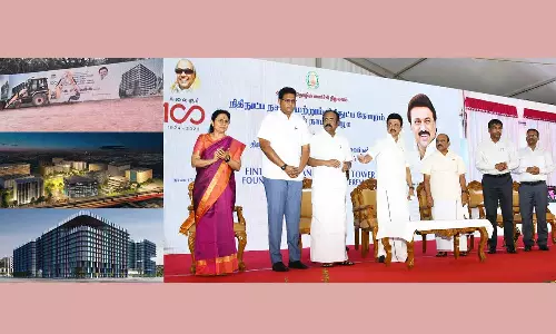 நந்தம்பாக்கத்தில் ரூ.370 கோடியில் நிதிநுட்ப நகரம்-அடுக்குமாடி கட்டிடம்- மு.க.ஸ்டாலின் அடிக்கல் நாட்டினார்