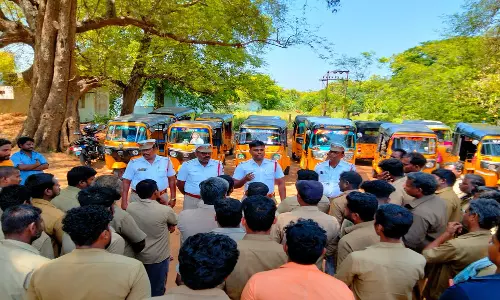 பண்ருட்டியில்  விதிகளை மீறும் ஆட்டோக்கள் பறிமுதல் செய்யப்படும்:போலீசார் எச்சரிக்கை