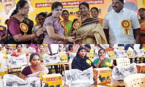 தி.மு.க.வை அச்சுறுத்த நினைக்கும் எதிர்க்கட்சிகளின் கனவு பலிக்காது - கனிமொழி எம்.பி., பேச்சு