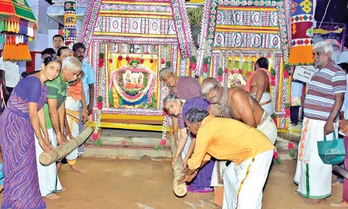 ஆறுமுகநேரி சோமநாத சுவாமி கோவிலில் 5 சப்பரங்களின் பவனி