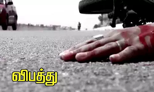 பாளையில் மோட்டார் சைக்கிள் விபத்தில் பெயிண்டர் சாவு