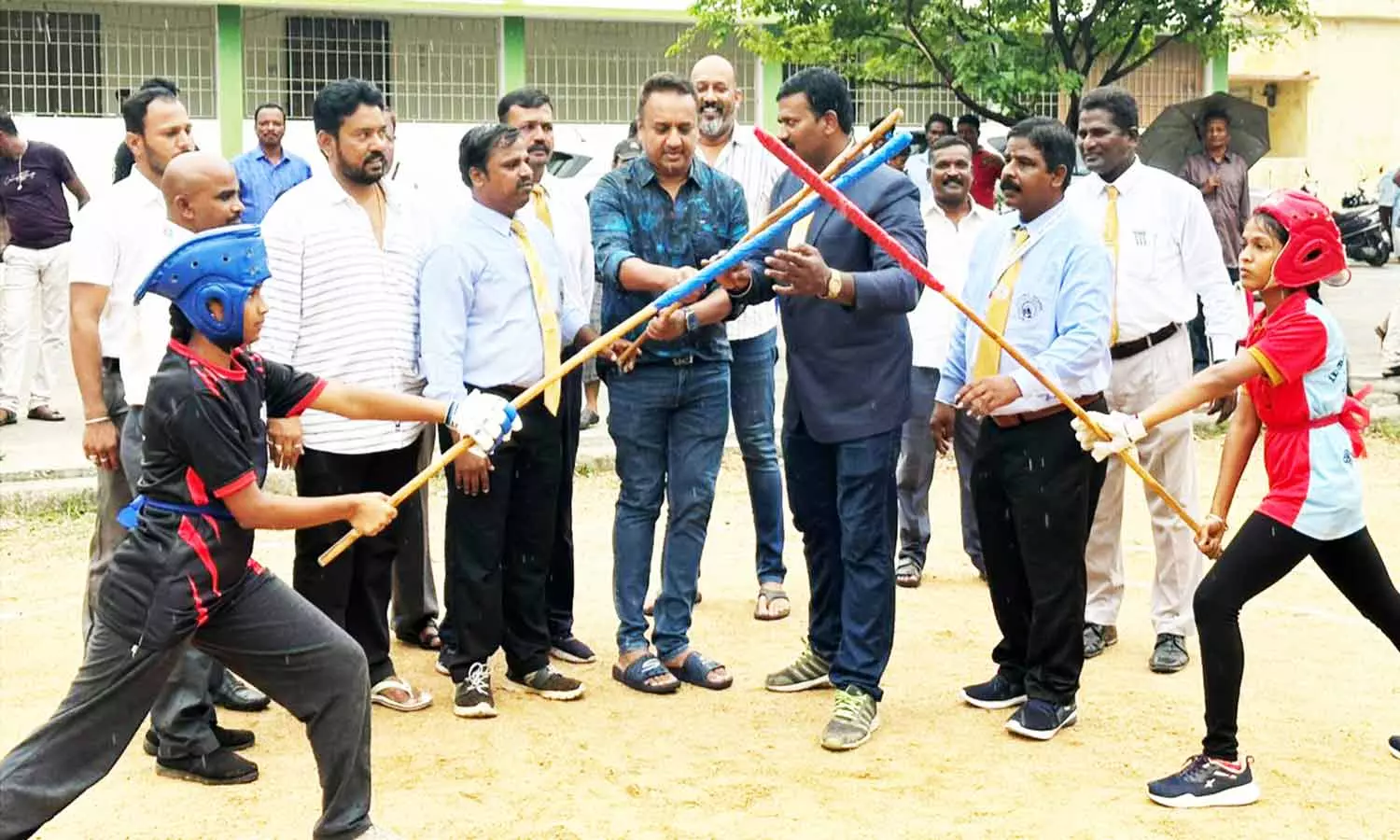 மாவட்ட அளவிளான சிலம்ப போட்டி மாவட்ட அளவிளான சிலம்ப போட்டி