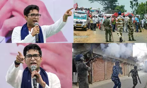 மத்திய படையை பயன்படுத்தி வெற்றிபெற விரும்புபவர்களுக்கு எதிராக போராடுங்கள்: அபிஷேக் பானர்ஜி