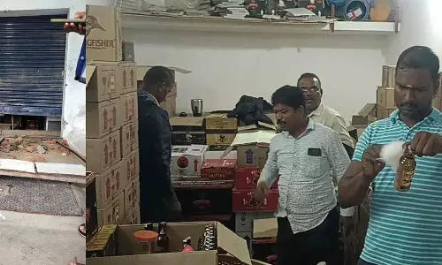 டாஸ்மாக் கடையில் பல லட்சம் மதுபானங்கள் கொள்ளை