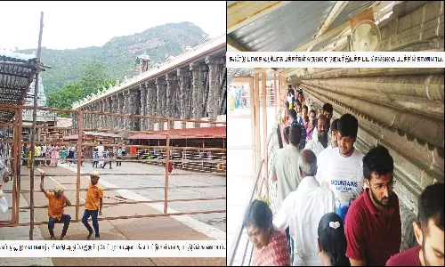 அருணாசலேஸ்வரர் கோவிலில் தேவையற்ற இடத்தில் அமைக்கப்பட்டுள்ள தடுப்புகளை அகற்ற பக்தர்கள் கோரிக்கை