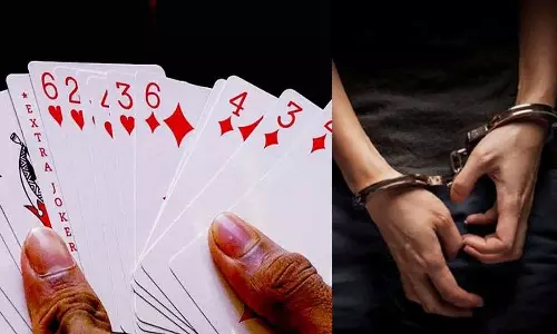 காசு வைத்து சூதாடிய 7 பேர் கைது