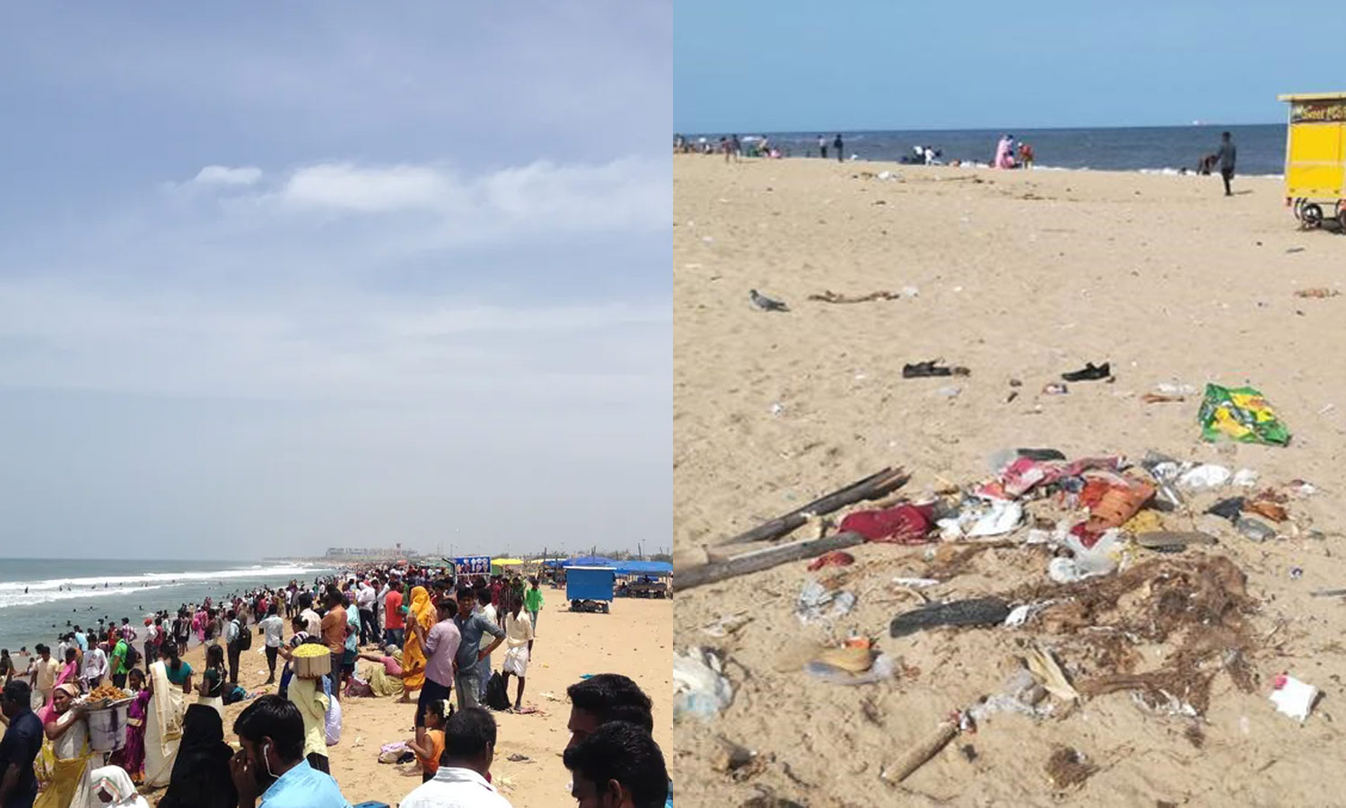 மெரினாவில் குப்பைகள் குவிய யார் காரணம்? 2500 கடைக்காரர்களை கைகாட்டும்