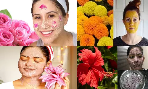 முகத்தை மினுமினுப்பாக பொலிவடையச்செய்யும் பூக்கள் பேஸ் பேக்