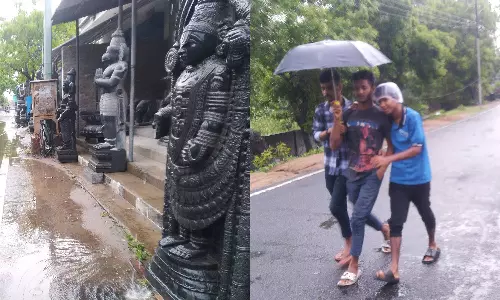 திருவள்ளூர், காஞ்சிபுரம், செங்கல்பட்டு மாவட்டத்தில் 2-வது நாளாக விடிய விடிய பலத்த மழை