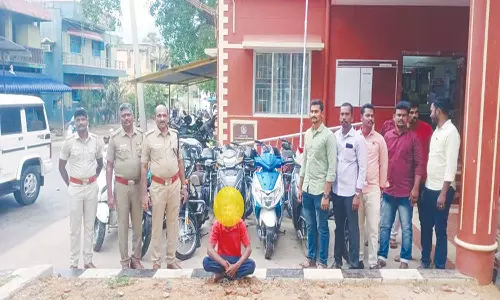 திருப்பத்தூர் பகுதிகளில் பைக் திருடிய வாலிபர் கைது