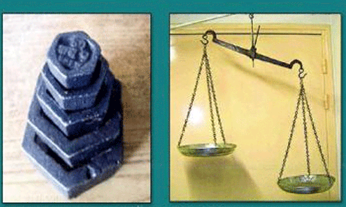 தேவகோட்டை வாரச்சந்தை கடைகளில் எடை மோசடி