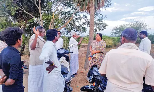 கடம்பாகுளத்தில் ஆய்வு