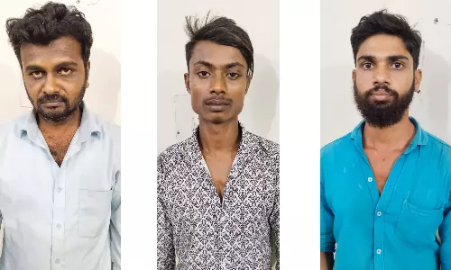 போதை பொருட்கள் கடத்தி கைதான 3 பேர் சிறையில் அடைப்பு