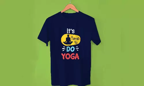 ஐ.நா., யோகா தினத்தில் பங்கேற்பவர்களுக்காக திருப்பூரில் தயாரிக்கப்பட்ட டீ-சர்ட்டுகள்