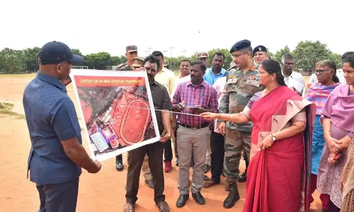 பெரம்பலூரில் ராணுவ ஆள் சேர்ப்பு முகாமிற்கான முன்னேற்பாடு பணிகள் குறித்து கலெக்டர் ஆய்வு
