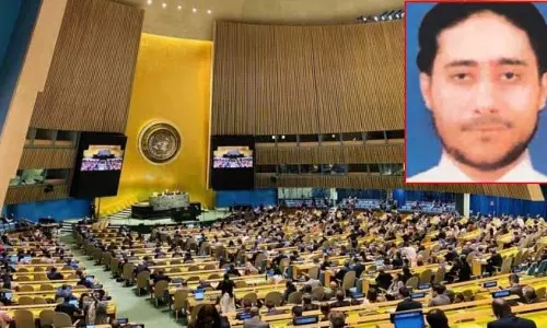 பாகிஸ்தான் பயங்கரவாதி தொடர்பான தீர்மானம் ஐ.நா. சபையில் தடுத்து நிறுத்தம்- சீனாவுக்கு இந்தியா கண்டனம்