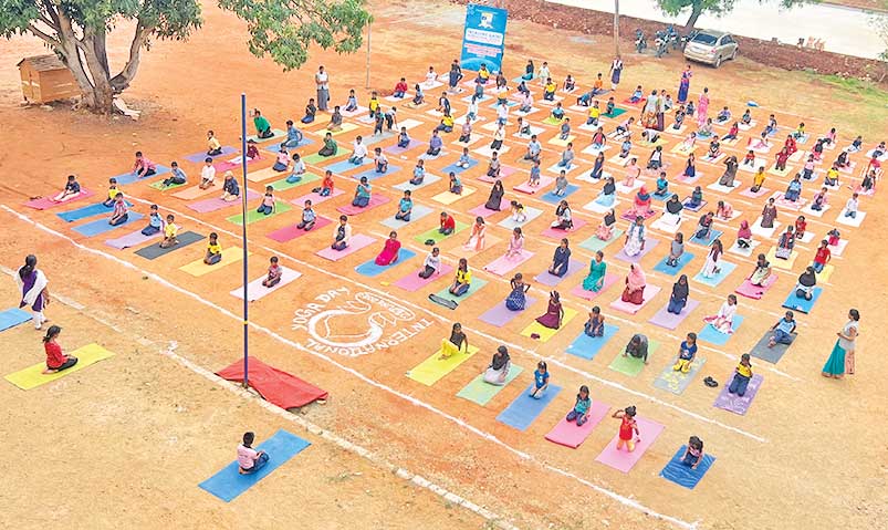 ட்ரஷர் ஐலண்ட் இன்டர்நேஷனல் பள்ளியில் உலக யோகா தின கொண்டாட்டம் ட்ரஷர் ஐலண்ட் இன்டர்நேஷனல் பள்ளியில் உலக யோகா தின கொண்டாட்டம்