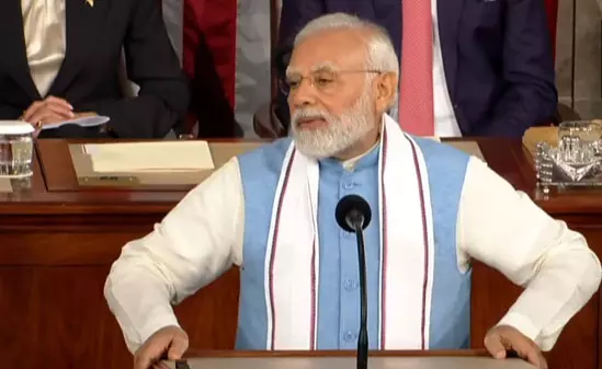 இந்தியா முன்னேறும்போது மொத்த உலக நாடுகளும் முன்னேறுகின்றன- அமெரிக்க பாராளுமன்றத்தில் பிரதமர் மோடி உரை இந்தியா முன்னேறும்போது மொத்த உலக நாடுகளும் முன்னேறுகின்றன- அமெரிக்க பாராளுமன்றத்தில் பிரதமர் மோடி உரை