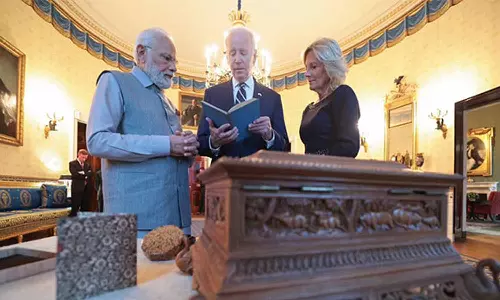 அமெரிக்க பாராளுமன்ற கூட்டத்தில் பேசுகிறார் பிரதமர் மோடி: முக்கிய ஒப்பந்தங்கள் கையெழுத்து