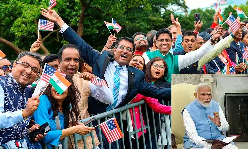 அமெரிக்கவாழ் இந்தியர்களால் இந்தியாவின் பெருமை உயர்ந்துள்ளது- மோடி