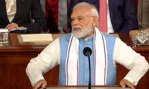 இந்தியா முன்னேறும்போது மொத்த உலக நாடுகளும் முன்னேறுகின்றன- அமெரிக்க பாராளுமன்றத்தில் பிரதமர் மோடி உரை