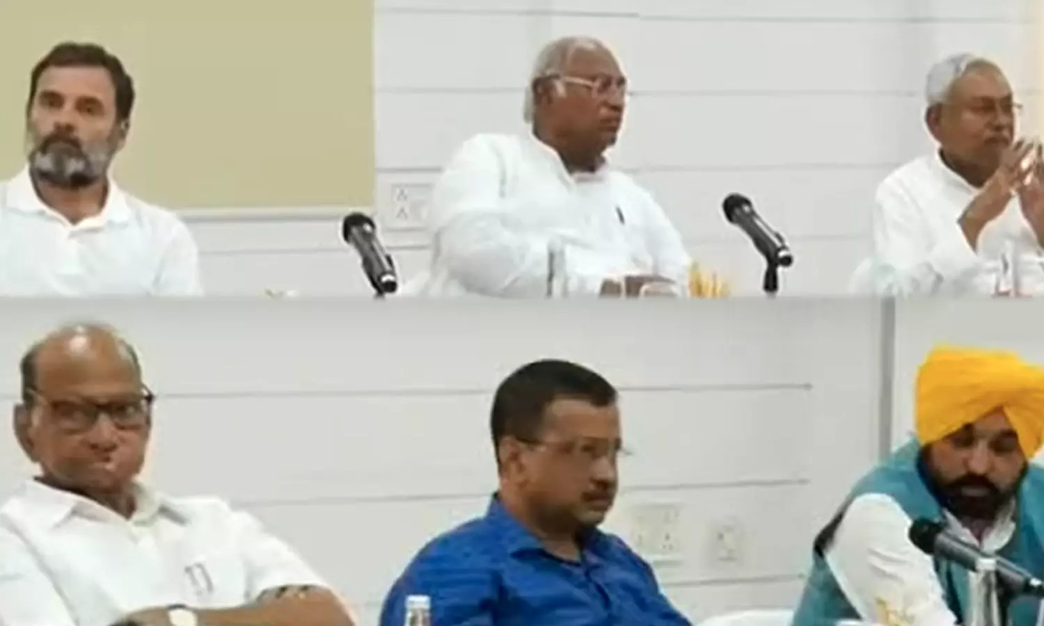 பீகாரில் எதிர்க்கட்சிகள் கூட்டம் தொடங்கியது- 20 கட்சி தலைவர்கள் பங்கேற்பு