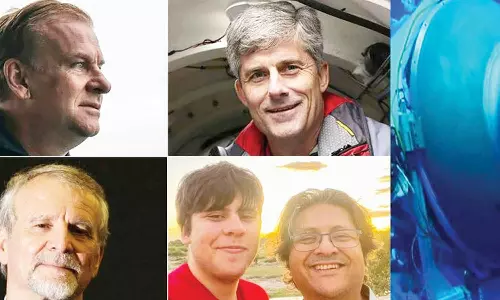 மூழ்கிய டைட்டானிக் கப்பலை பார்க்க சுற்றுலா சென்ற நீர்மூழ்கி கப்பல் வெடித்து சிதறியது- 5 கோடீசுவரரும் பலியான பரிதாபம்