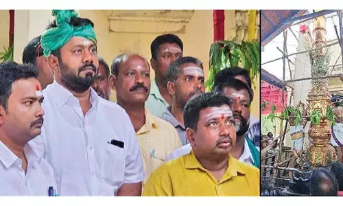 மூலநாதர் கோவிலில் பிரம்மோற்சவ விழா கொடியேற்றம்