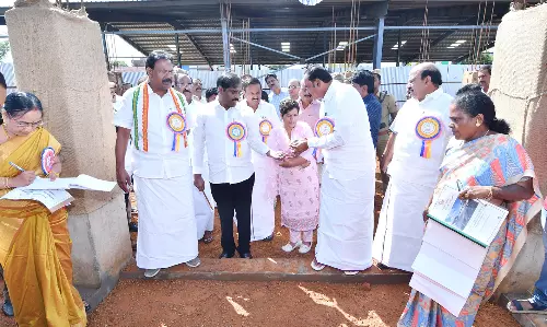 திட்டப்பணிகளை சட்டமன்ற பேரவை உறுதிமொழி குழுவினர் ஆய்வு