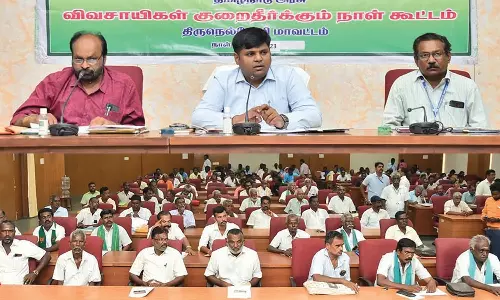 நெல்லையை வறட்சி மாவட்டமாக அறிவித்து ஏக்கருக்கு ரூ.30 ஆயிரம் வழங்க வேண்டும்- விவசாயிகள் கூட்டத்தில் வலியுறுத்தல்