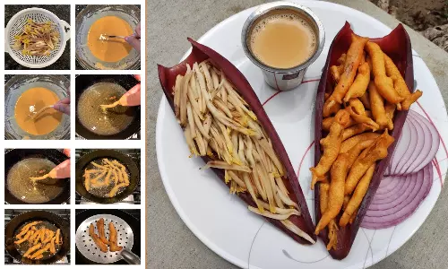 சூப்பரான ஸ்நாக்ஸ் வாழைப்பூ பஜ்ஜி