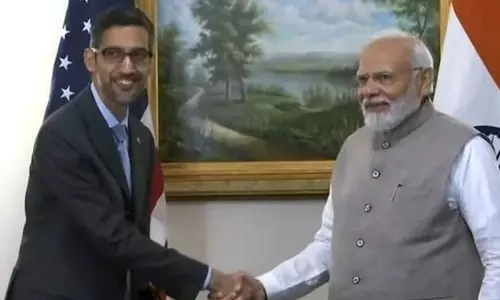 பிரதமர் மோடி- சுந்தர் பிச்சை சந்திப்பு: குஜராத்தில் கூகுள் ஃபின்டெக் மையம் திறப்பதாக அறிவிப்பு