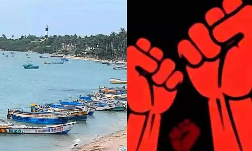 இலங்கை கடற்படையால் கைது செய்யப்பட்டவர்களை விடுவிக்கக்கோரி மண்டபம் மீனவர்கள் வேலைநிறுத்தம்