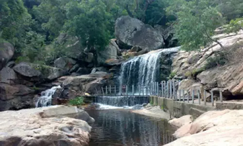 பஞ்சலிங்க அருவியில் நீர்வரத்து குறைந்ததால் சுற்றுலா பயணிகள் ஏமாற்றம்