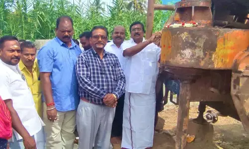 வில்லியனூர் மணவெளியில் புதிய ஆழ்துளை கிணறு