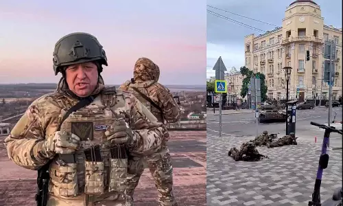 ரஷியாவின் ரோஸ்டோவ் நகர ராணுவ தலைமையகத்தை கைப்பற்றிய வாக்னர் படைகள்