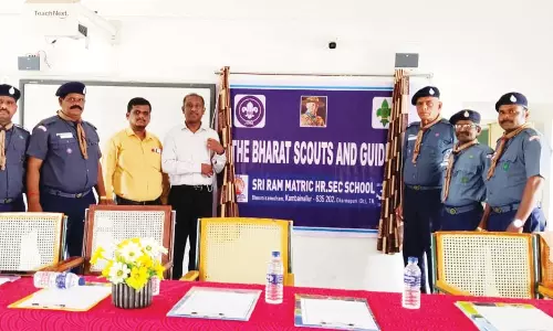 கம்பைநல்லூர் ஸ்ரீராம் பள்ளியில் சாரண இயக்க தொடக்கவிழா