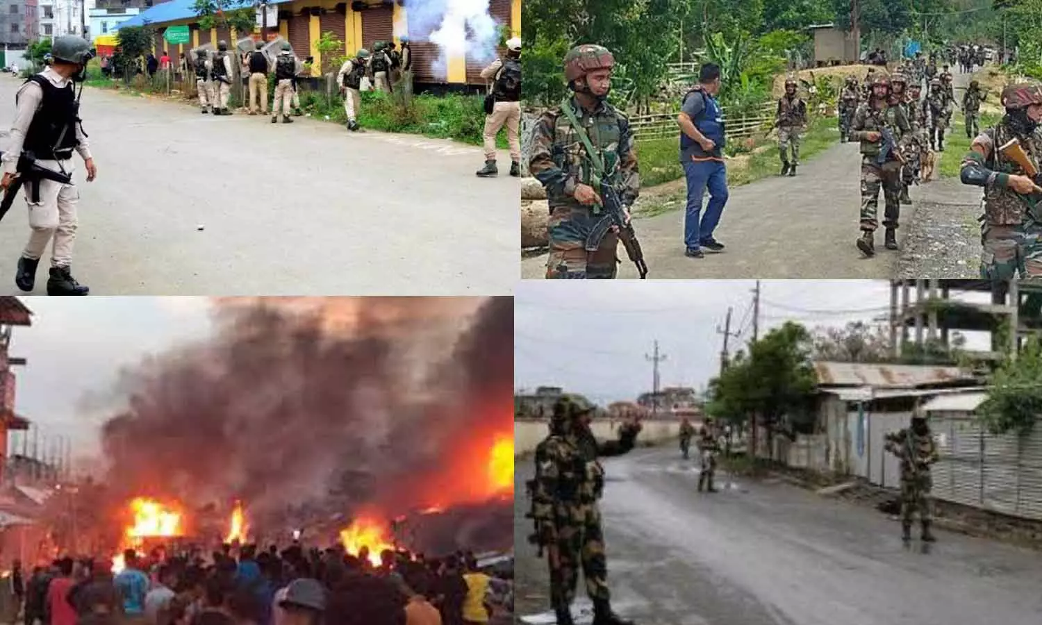 மணிப்பூர்: 1500-க்கும் அதிகமானோர் சூழ்ந்ததால் கிராமத்தில் இருந்து வெளியேறிய ராணுவம் மணிப்பூர்: 1500-க்கும் அதிகமானோர் சூழ்ந்ததால் கிராமத்தில் இருந்து வெளியேறிய ராணுவம்