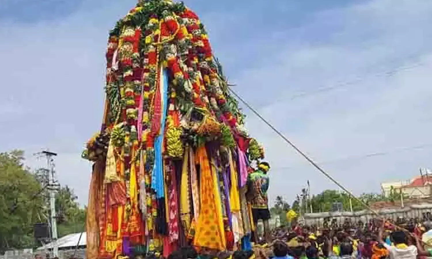 லாலாபேட்டை பகவதி அம்மன் கோவிலில் ஆனி தேரோட்டம் லாலாபேட்டை பகவதி அம்மன் கோவிலில் ஆனி தேரோட்டம்