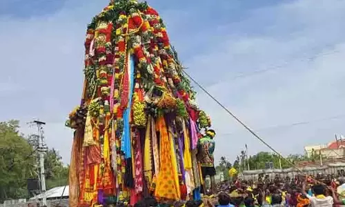 லாலாபேட்டை பகவதி அம்மன் கோவிலில் ஆனி தேரோட்டம்