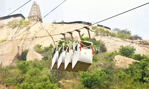 லட்சுமி நரசிம்மர் கோவிலில் ரோப்-கார் வசதி