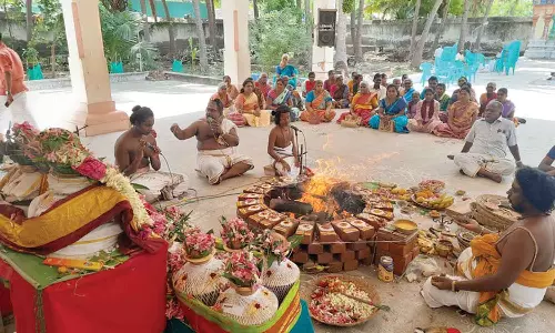 ஆகாசபுரீஸ்வரர் கோவிலில் வருஷாபிஷேக விழா